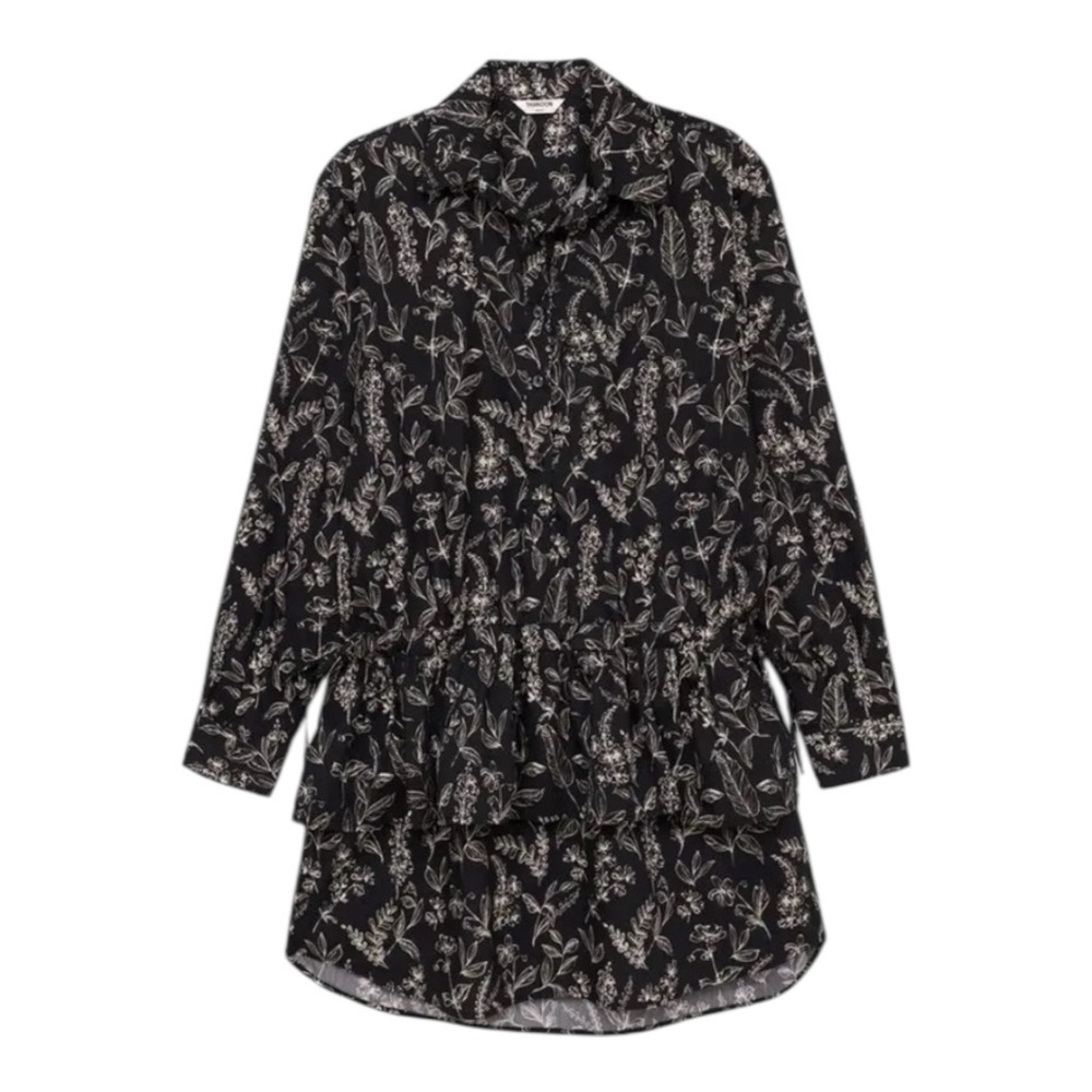 Thakoon Botanical Print Long Sleeve Cotton & Silk
Shirtdress NWT - Picture 2 of 7